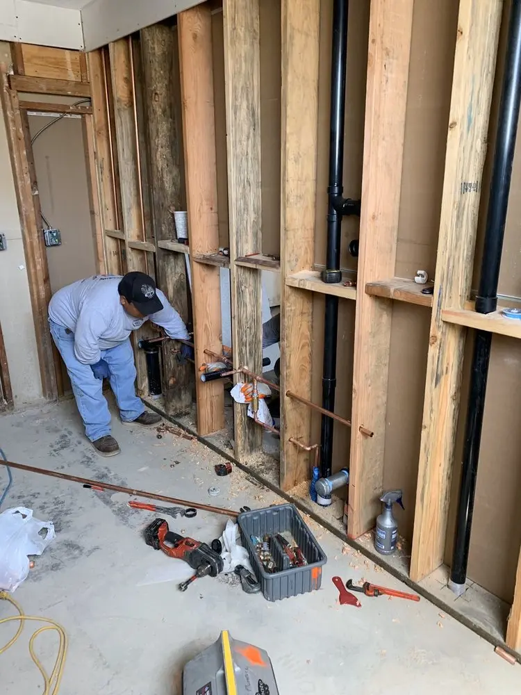 Commercial rough-in plumbing for Commercial Plumbing in Fullerton